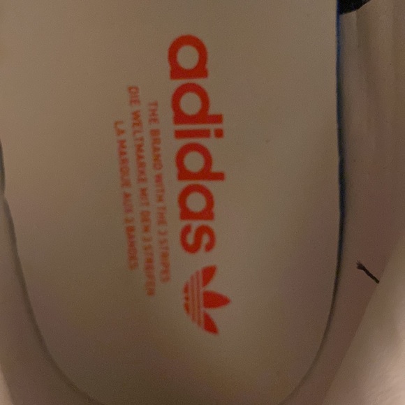 Adidas Supercourt Legend Earth Dark Green Orange EF9182 Tennis Sneaker - Picture 13 of 15